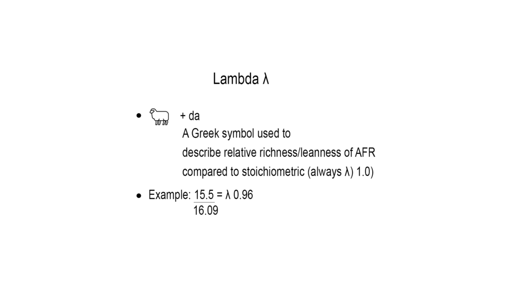 lambda λ
