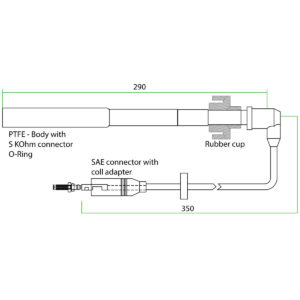 9129004-10 Leads Teflon Extension for Waukesha VHP