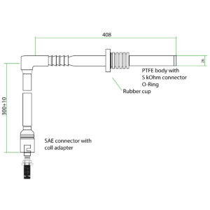 9141004-10 Leads Teflon Extension for Jenbacher Series 6
