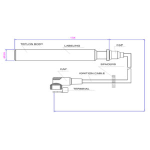 A010T003 Leads Teflon Extension for MAN E28 Series