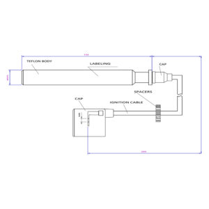 A010T004 Leads Teflon Extension for MAN E28 Series
